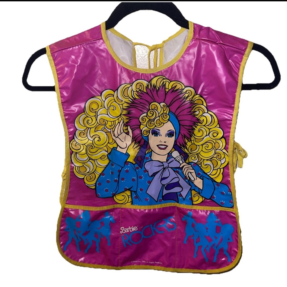 Vintage 1987 Barbie/Rockers Arts N’ Crafts Smock - RARE